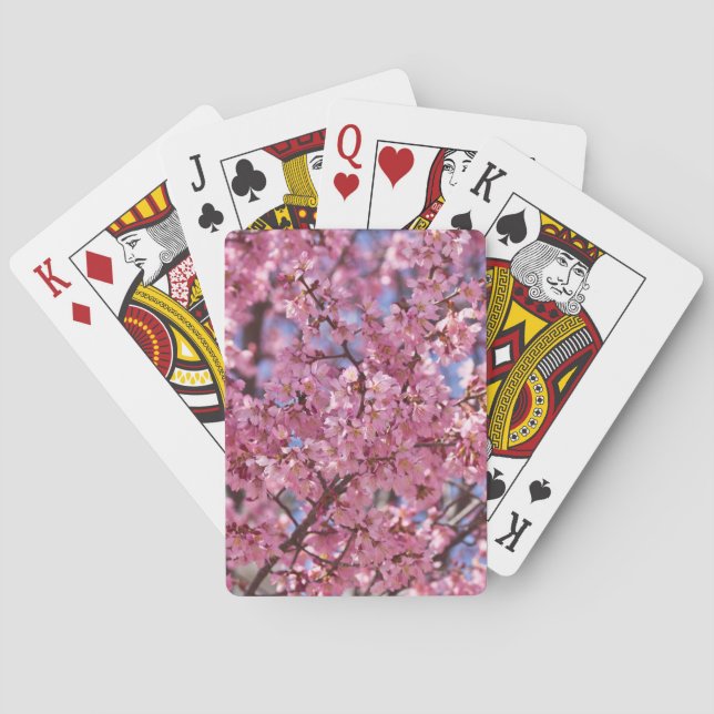 Jeu De Cartes Ciel Rose de Cerisier Sakura (dos)