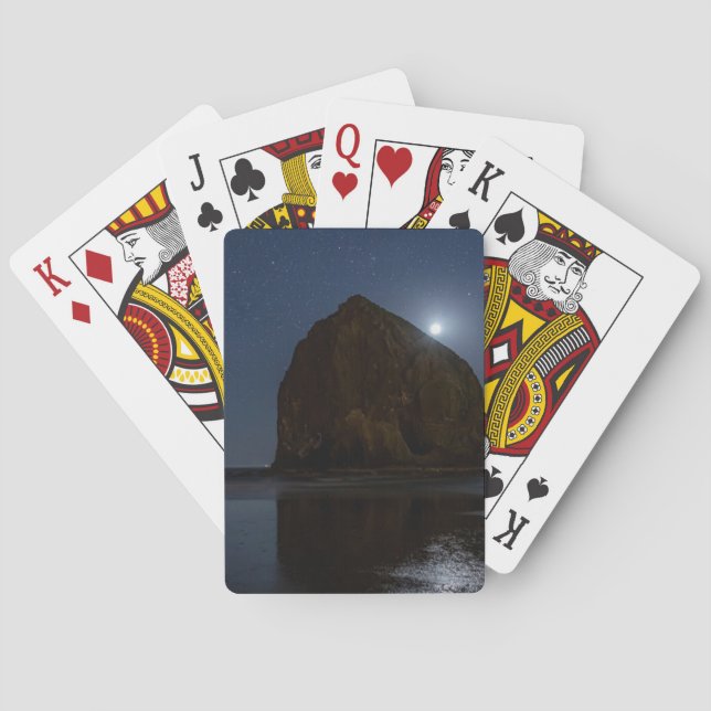 Jeu De Cartes Cieux au-dessus de Haystack Rock | Cannon Beach, O (dos)