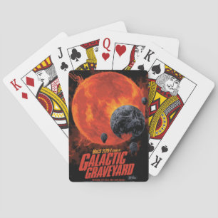 Jeu De Cartes Cimetière Spatial Crâne Halloween Galaxie d'Horreu