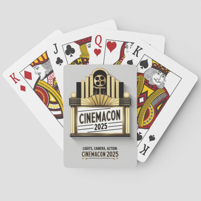 Jeu De Cartes CinémaCon 2025 (dos)