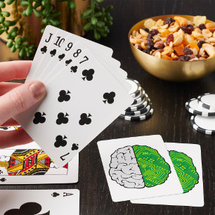 Jeu De Cartes Circuit de cerveau technologique Carte mère logiqu