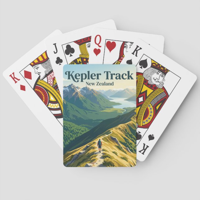 Jeu De Cartes Circuit Kepler Nouvelle-Zélande (dos)