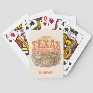 Jeu De Cartes Circuit routier nocturne de la carte Texas Sunset