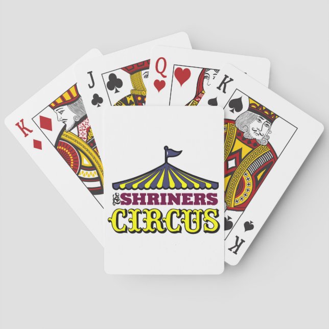 Jeu De Cartes Cirque de Shriners (dos)