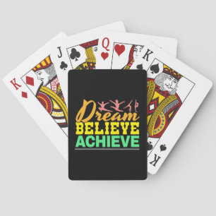 Jeu De Cartes Citation Croire en son Rêve - Gymnastique Féminine