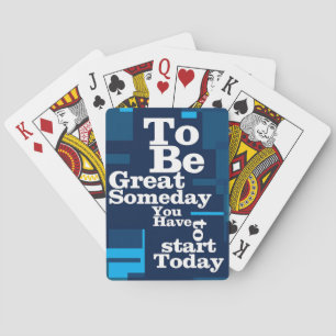 Jeu De Cartes Citation De Succès À Être Super Un Jour