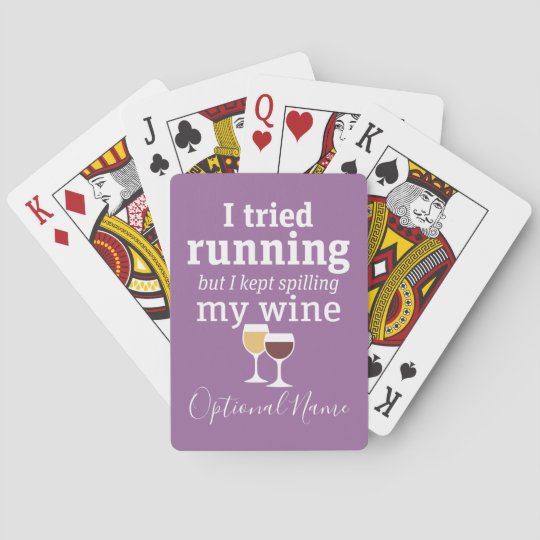 Jeu De Cartes Citation Drole De Vin J Ai Essaye De Courir Zazzle Fr Jeu De Cartes Citation Drole De Vin J Ai Essaye De Courir Zazzle Fr