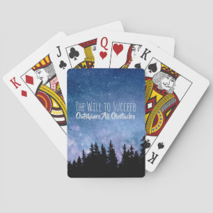 Jeu De Cartes Citation Inspirante et Motivationnelle Réussissant