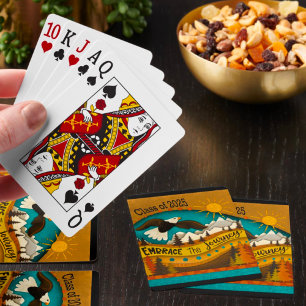 Jeu De Cartes Citation Inspirationnelle de l'aigle rétro