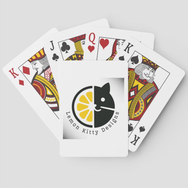 Jeu De Cartes Citron Kitty Designs-Playing Cartes (dos)