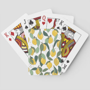Jeu De Cartes Citron Tropical : Vintage clair sans joint