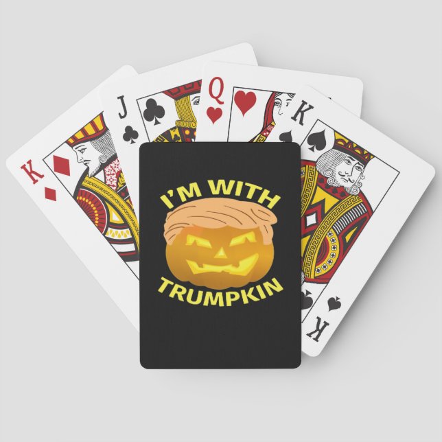 Jeu De Cartes Citrouille de Trumpkin Halloween (dos)