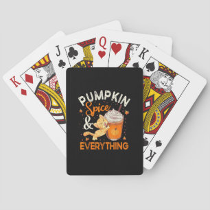 Jeu De Cartes Citrouille épice Tout Chemise Amoureux des chats m