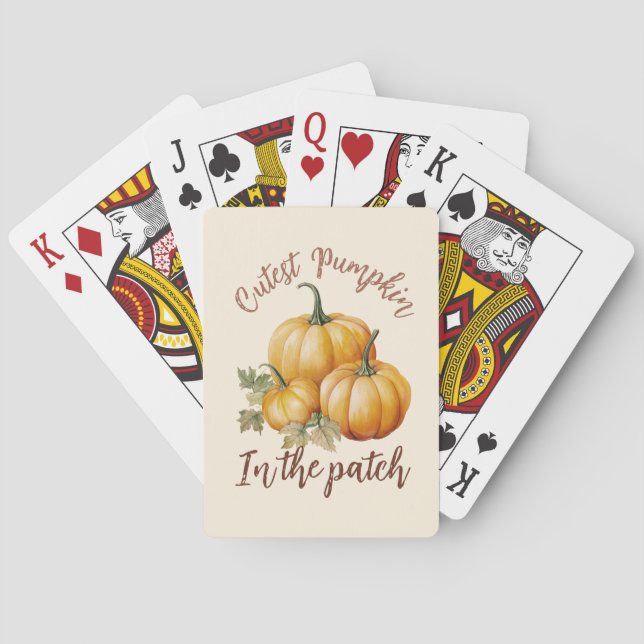 Jeu De Cartes Citrouille le plus précis dans le patch (dos)