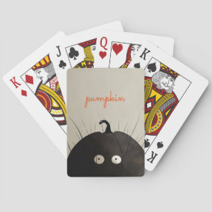 Jeu De Cartes Citrouille noir