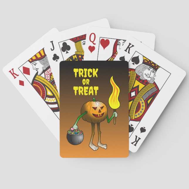 Jeu De Cartes Citrouille Trick or Treat (dos)