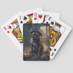 Jeu De Cartes Citrouilles Bullmastiff Halloween Épouvantables