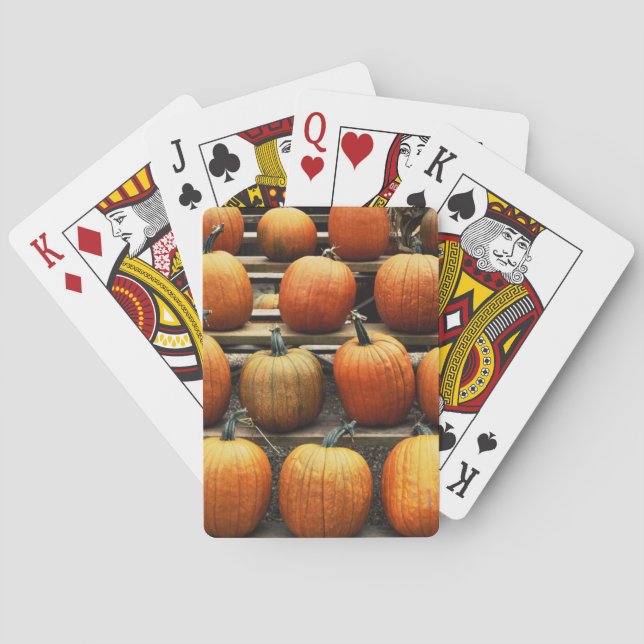 Jeu De Cartes citrouilles d'automne (dos)
