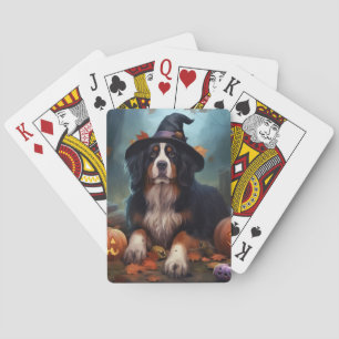 Jeu De Cartes Citrouilles d'Halloween effrayantes de montagne be