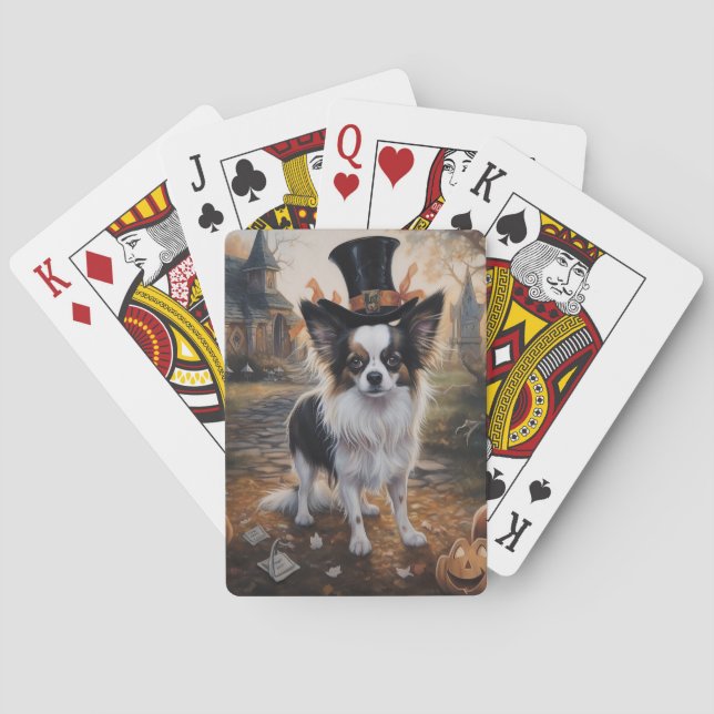 Jeu De Cartes Citrouilles Papillon Halloween Épouvantable (dos)