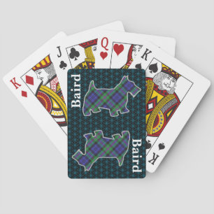 Jeu De Cartes Clan Baird Tartan Scottish Terrier Edition