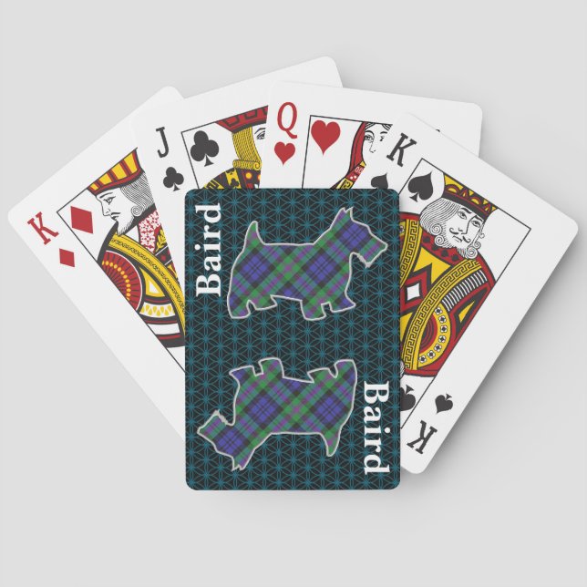 Jeu De Cartes Clan Baird Tartan Scottish Terrier Edition (dos)