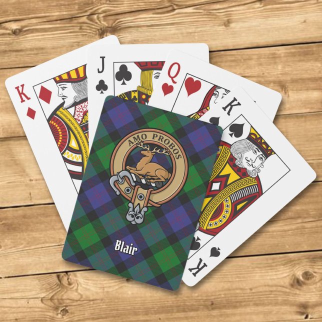 Jeu De Cartes Clan Blair Crest Jouer aux cartes (Créateur téléchargé)