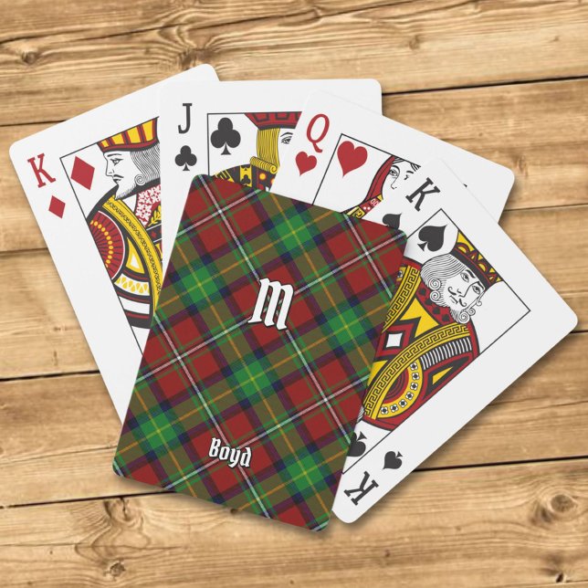 Jeu De Cartes Clan Boyd Tartan (Créateur téléchargé)