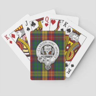 Jeu De Cartes Clan Buchanan Crest & Tartan