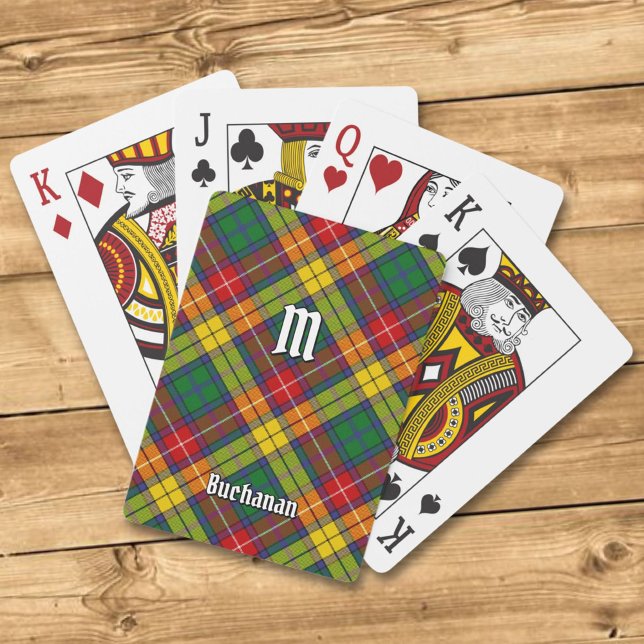 Jeu De Cartes Clan Buchanan Tartan (Créateur téléchargé)