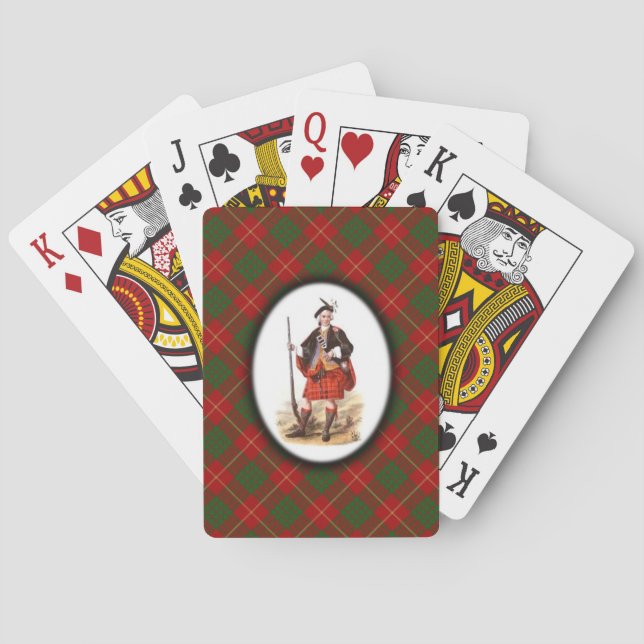 Jeu De Cartes Clan Cameron Scottish Dream Bicycle Brand Deck (dos)