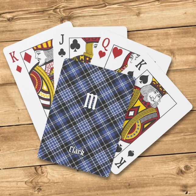 Jeu De Cartes Clan Clark Tartan Jouer aux cartes (Créateur téléchargé)