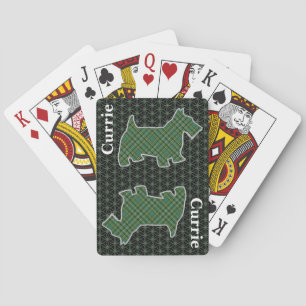 Jeu De Cartes Clan Currie Tartan Scottish Terrier Edition