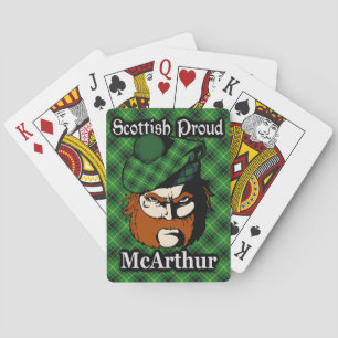 Jeu De Cartes Clan écossais McArthur Tartan Deck