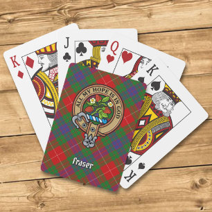 Jeu De Cartes Clan Fraser Crest Jouer aux cartes