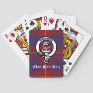 Jeu De Cartes Clan Hamilton Crest & Tartan