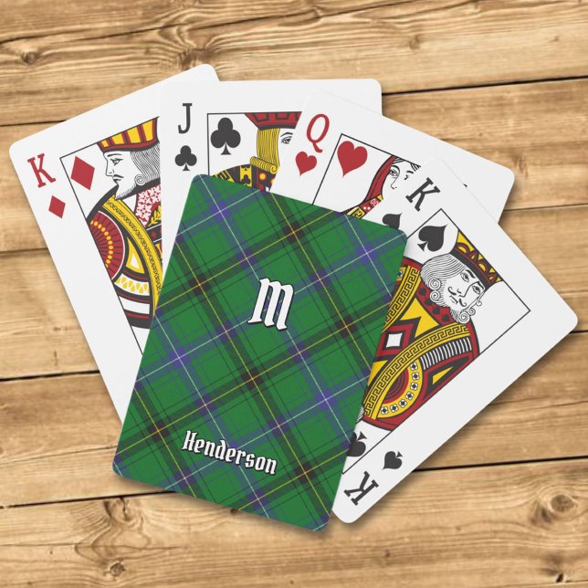 Jeu De Cartes Clan Henderson Tartan (Créateur téléchargé)