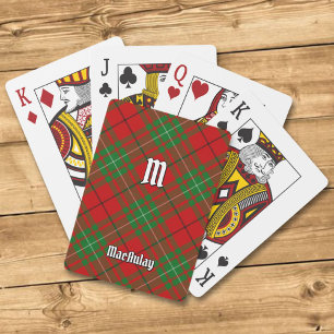 Jeu De Cartes Clan MacAulay Tartan Jouer des cartes
