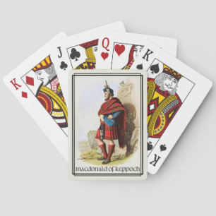 Jeu De Cartes Clan MacDonald de Keppoch Classique Écosse