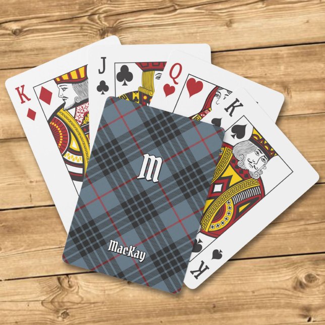 Jeu De Cartes Clan MacKay Blue Tartan (Créateur téléchargé)