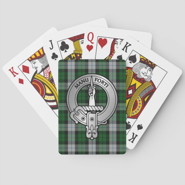 Jeu De Cartes Clan MacKay Crest & Dress Tartan (dos)