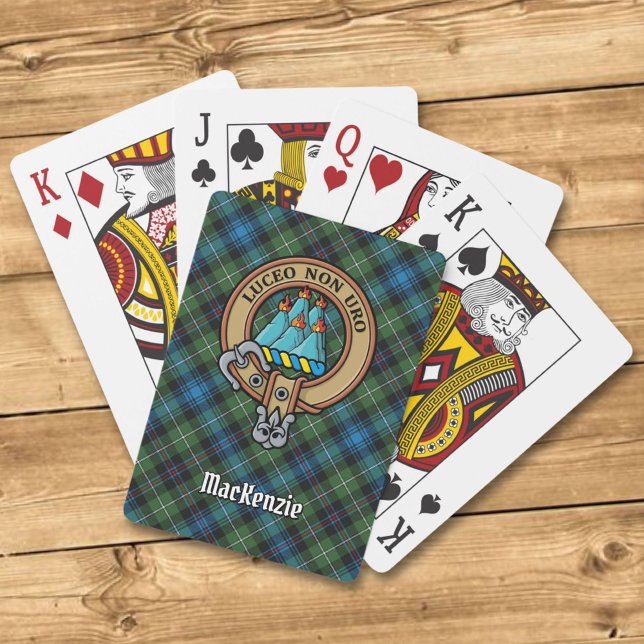 Jeu De Cartes Clan MacKenzie Crest Jouer des cartes (Créateur téléchargé)