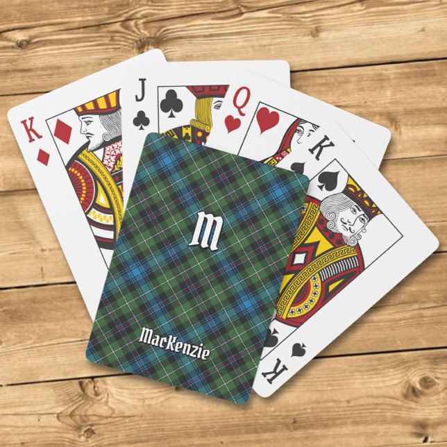 Jeu De Cartes Clan MacKenzie Tartan Jouer des cartes (Créateur téléchargé)