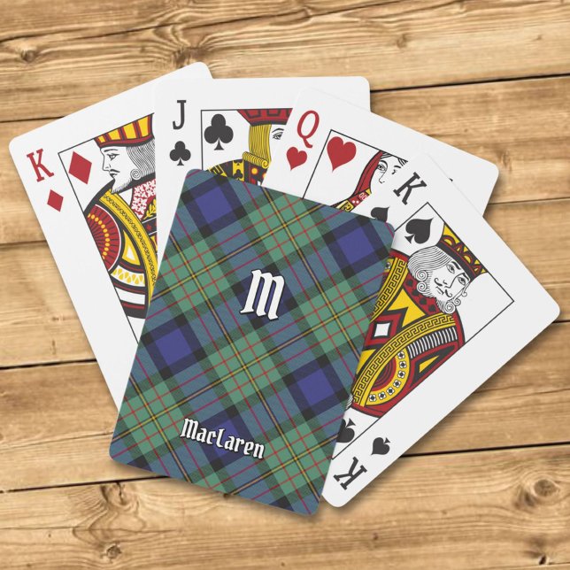 Jeu De Cartes Clan MacLaren Tartan Jouer des cartes (Créateur téléchargé)
