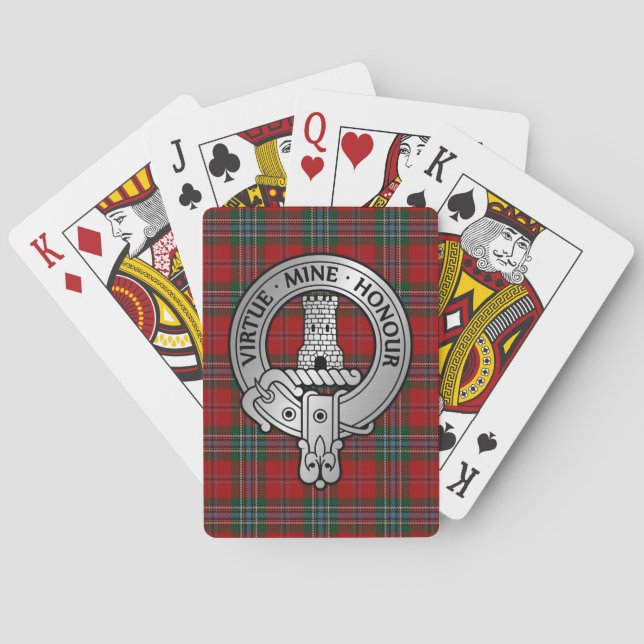 Jeu De Cartes Clan MacLean Crest & Tartan (dos)