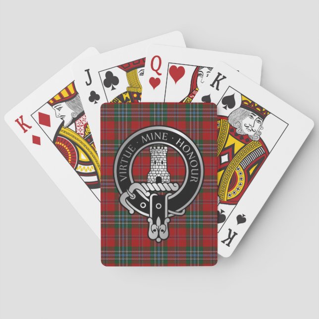 Jeu De Cartes Clan MacLean Crest & Tartan Bicycle Playing Cartes (dos)