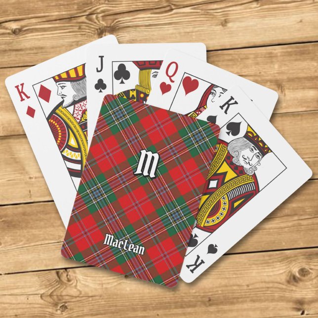 Jeu De Cartes Clan MacLean Tartan (Créateur téléchargé)