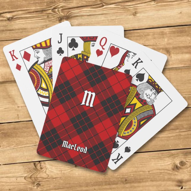 Jeu De Cartes Clan Macleod de Raasay Tartan (Créateur téléchargé)