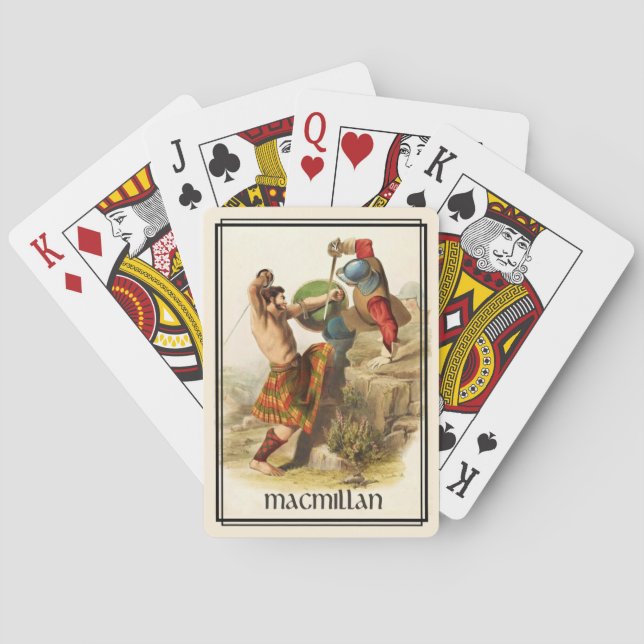 Jeu De Cartes Clan MacMillan Classic Scotland Bicycle Deck (dos)