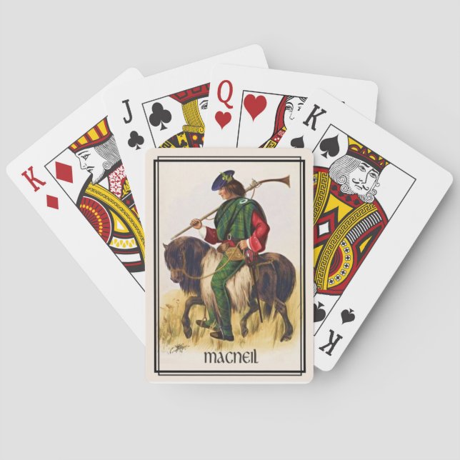 Jeu De Cartes Clan MacNeil Classic Scotland Bicycle Deck (dos)